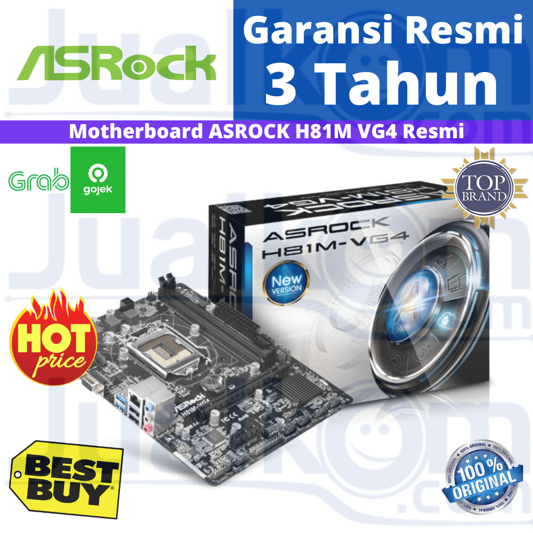 ASROCK MAINBOARD H81MVG4 RESMI