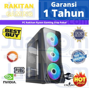 PC Rakitan Gaming Intel i5 10400 DDR4 16GB 500GB NVMe H510