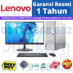 Desktop Lenovo 5 14IAB7 3YID i7 12700 8GB 2TB HDD DVDRW 21.5 W11