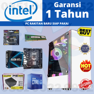 PC Rakitan i3 Komputer Rakitan CPU i3  8GB 128GB SSD