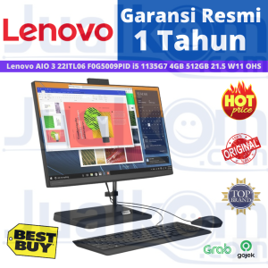 Lenovo AIO 3 22ITL06 F0G5009PID i5 1135G7 4GB 512GB 21.5 W11 OHS