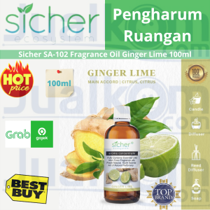 Sicher SA-102 Fragrance Oil Ginger Lime 100ml